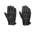 HARLEY DAVIDSON GUANTI IN PELLE CON TESCHIO GLOVE-BL,F/F,1SKULL,LTHR,MENS, REF. 98367-17EM