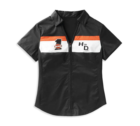 Shirts de Harley Davidson avec l'équipage zippé avant Stripe Women Ref. 99114-22vw