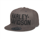 Harley Davidson Cap-BB, Woven, Dark Grey Ref. 99409-22VM