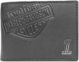 Harley Davidson Portafoglio Bar & Shield Cash Clip Ref. CR2375L-Black