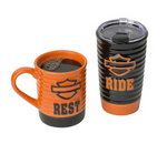 Harley-Davidson Juego de tazas de café de cerámica Ref. HDL-18611