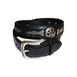 Harley Davidson Black Belt Men's Leather Man Belt Belt Ref. HDMBT10006