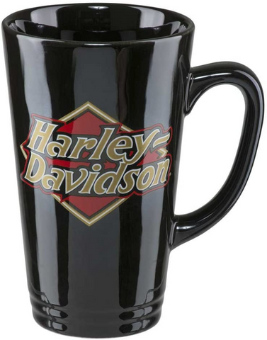 Harley-Davidson Core H-D Latte Tugs Logo, 16 oz, schwarze Farbe HDX-98608