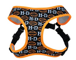 Harley-Davidson® HD With B&S Fashion Mesh Orange Pet Harness Medium Ref.h6863-H-cable