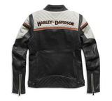 Veste en cuir Harley Davidson Miss Enthousiaste II avec Triple Vent System H-D Woman Ref. 98008-21EW