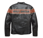 HARLEY DAVIDSON Giacca in pelle Victory Lane da uomo omologata CE REF. 98027-18EM