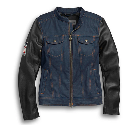 La chaqueta de mezclilla Harley Davidson resistente a la abrasión armenial, por Donna Ref. 98132-20EW