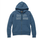 HARLEY DAVIDSON FELPA CAPPUCCIO DONNA HOODIE-KNIT,BLUE REF. 96085-22VW