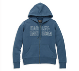 Harley Davidson Hooded Sweatshirt Woman Hoodie-Knit, Blue Ref. 96085-22vw