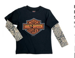 Harley Davidson niños TOD Boy Creeper Shirts con tatuaje ref. 1070151