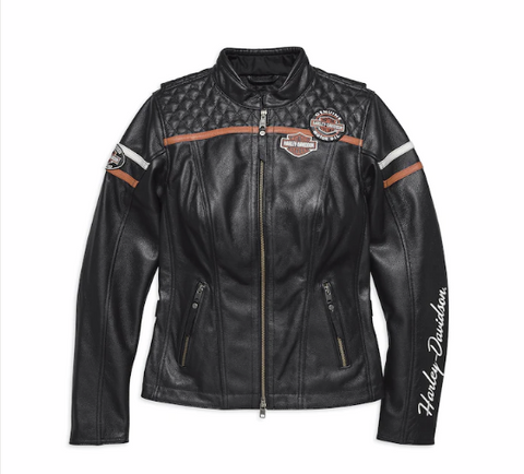 Harley-Davidson Jacket Women in Leather Miss Enthusiast Ref. 98030-18EP