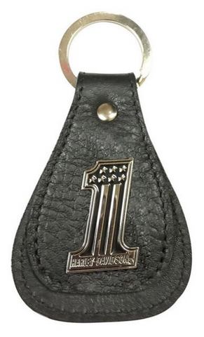Harley-Davidson Portachiavi Medallion Teardrop Ref. Xfl0084-negro