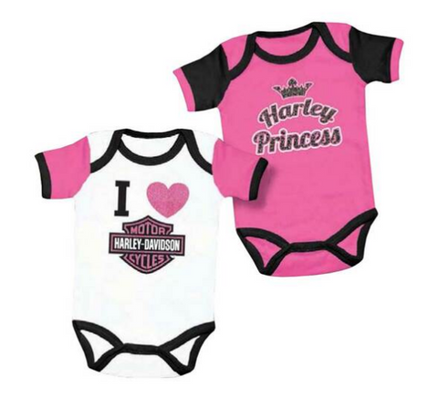 Harley-Davidson set 2 vêtements fille princesse réf. 3050551