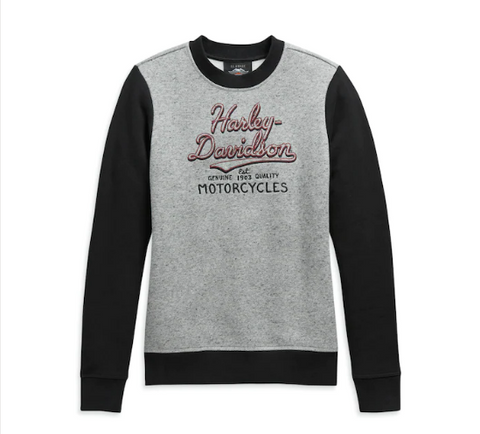 Harley-Davidson Women's Sweatshirt Colorblock Ref. 99119-20VW